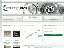 Tablet Screenshot of farmpartner-parts.com